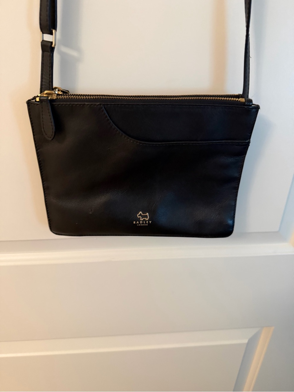 Radley Black Leather Crossbody Bag